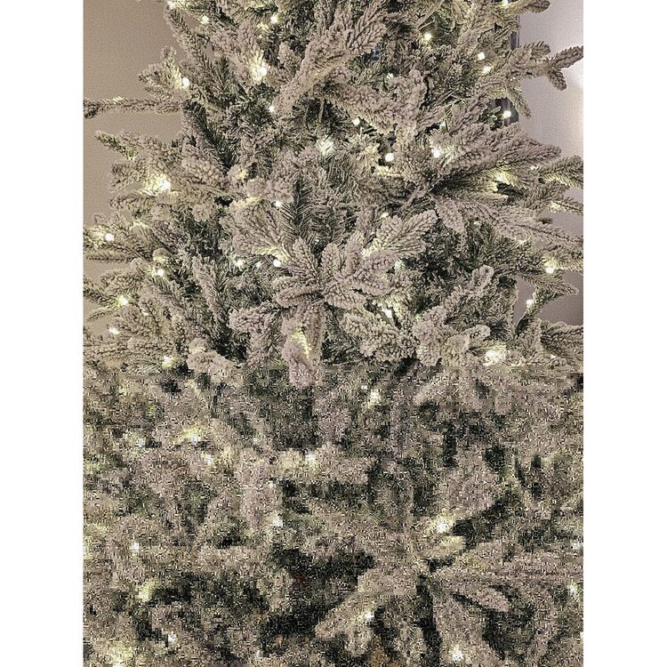 Naomi Home Ginebra Frosted Christmas Tree with Lights - OJCommerce.com