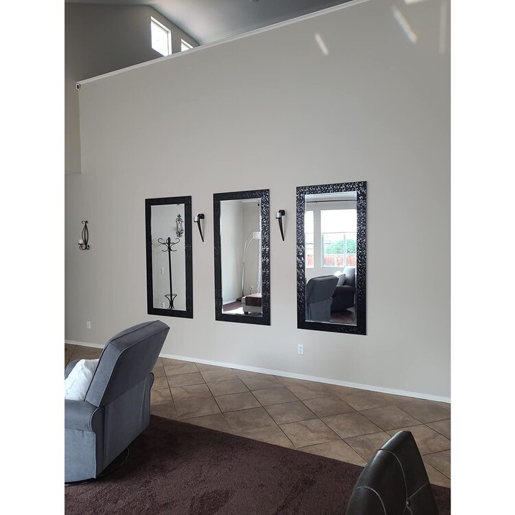 Naomi Home 31.5"W x 65.5"H Mosaic Style Full Length Standing Floor