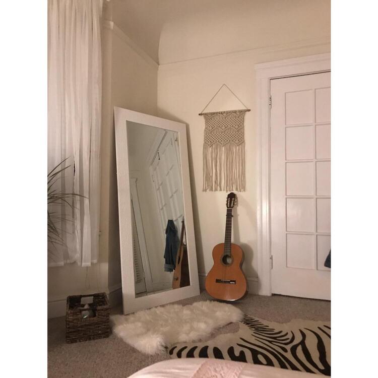 Naomi Home 31.5"W x 65.5"H Mosaic Style Full Length Standing Floor