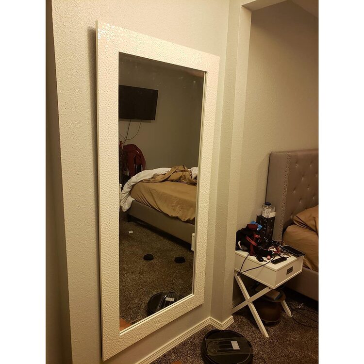 Naomi Home 31.5"W x 65.5"H Mosaic Style Full Length Standing Floor